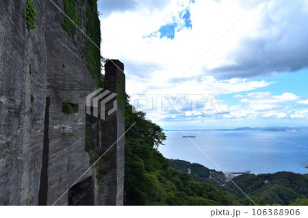 鋸山・ラピュタの壁と浦賀水道 鋸山・ラピュタの壁と浦賀水道 106388906