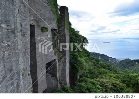 鋸山・ラピュタの壁と浦賀水道 鋸山・ラピュタの壁と浦賀水道 106388907