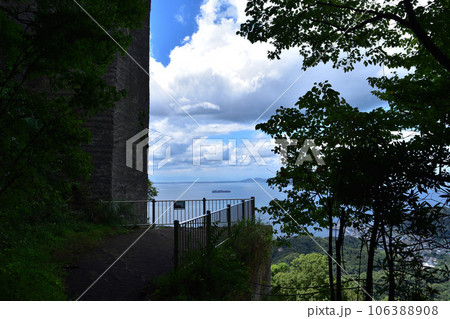 鋸山・ラピュタの壁からみる浦賀水道 106388908