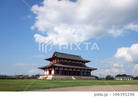 奈良　平城宮跡　第一次大極殿 106391206