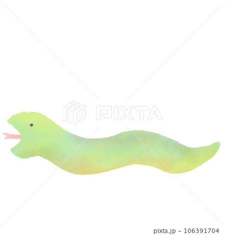 かわいい蛇のイラスト素材 106391704