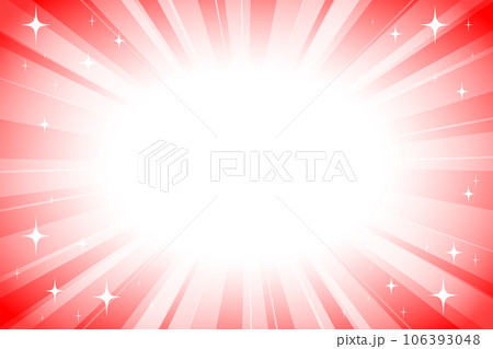 キラキラと集中線の背景 106393048