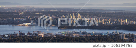 Downtown Vancouver, British Columbia, Canada on the West Coast of Pacific Ocean. 106394768