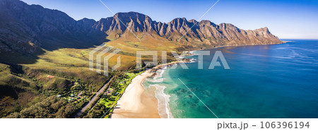 Aerial view of Kogel Bay in Western Cape Province in South Africa Aerial view of Kogel Bay in Western Cape Province in South Africa 106396194