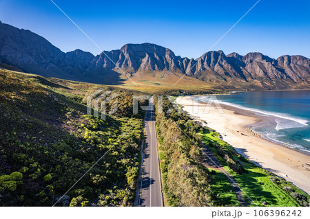 Aerial view of Kogel Bay in Western Cape Province in South Africa Aerial view of Kogel Bay in Western Cape Province in South Africa 106396242