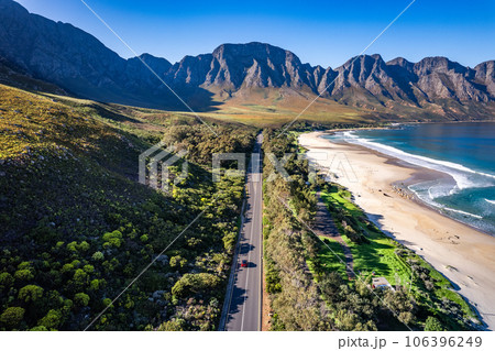 Aerial view of Kogel Bay in Western Cape Province in South Africa 106396249