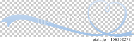 由絲帶製成的藍色心形框架 由絲帶製成的藍色心形框架 106398278