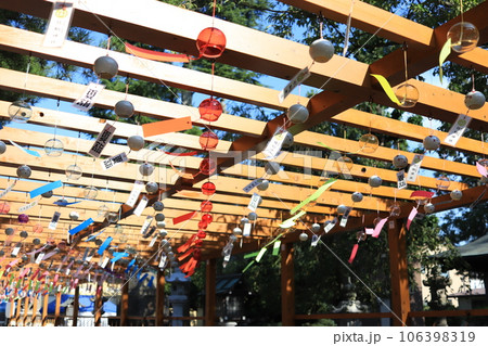 夏詣で涼を感じる　竹駒神社の綺麗な音色 106398319