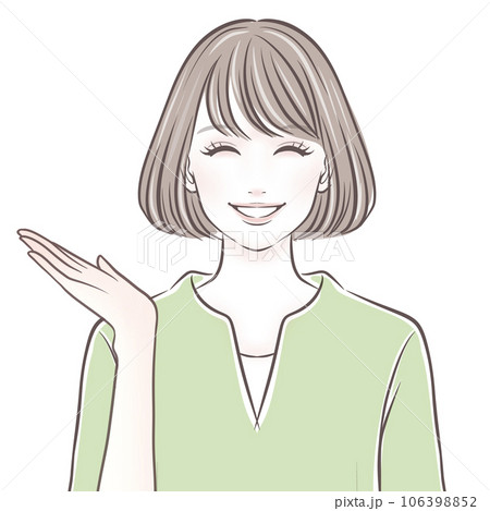 女性のイラスト素材 106398852