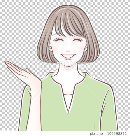 女性のイラスト素材 106398852