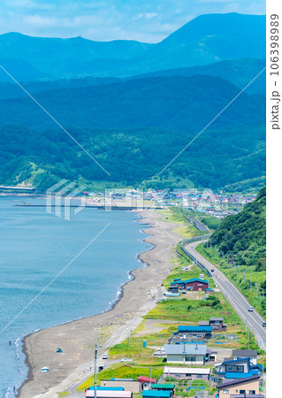 浜益区毘砂別海岸線　川下海浜公園　川下海浜浴場　はまますピリカビーチ 106398989