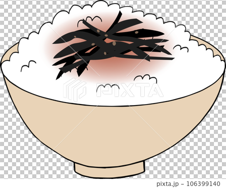 ごはんと岩のりのイラスト 106399140
