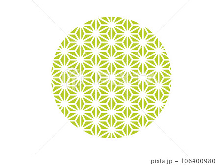 和柄の背景 麻の葉 和柄の背景 麻の葉 106400980