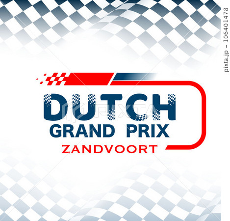 Netherlands grand prix checkered background Netherlands grand prix checkered background 106401478