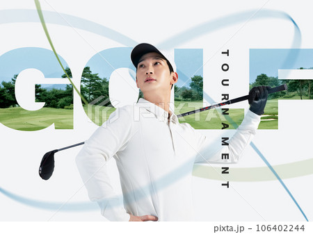 poster concept of sports, golf tournament 106402244