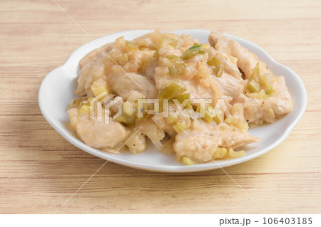 鶏むね肉のネギ塩チキン 鶏むね肉のネギ塩チキン 106403185