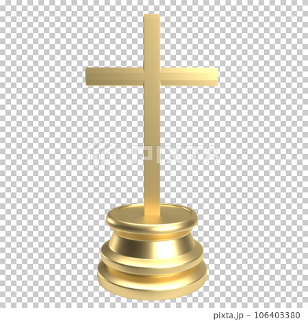 The cross for religion concept 3d rendering The cross for religion concept 3d rendering 106403380