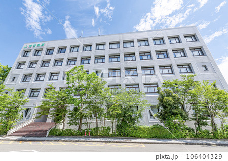 新潟県上越市　晴天の上越市役所 106404329