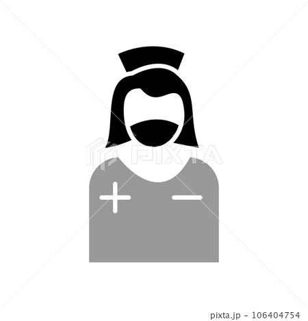 Illustration Vector graphic of Nurse icon Illustration Vector graphic of Nurse icon 106404754