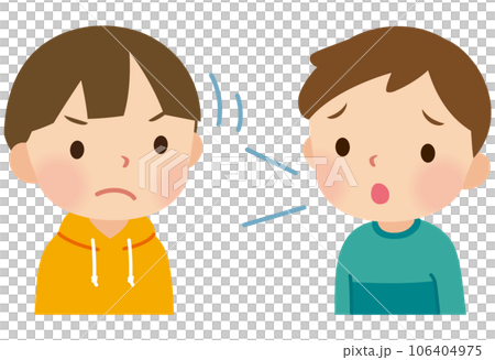 友達に相談する子ども 話す いじめ 悩み 友達に相談する子ども 話す いじめ 悩み 106404975