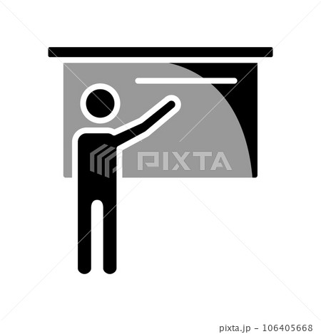 Illustration Vector graphic of Teacher icon template 106405668