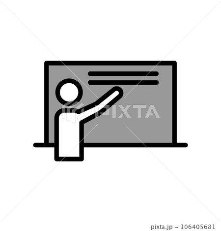 Illustration Vector graphic of Teacher icon template Illustration Vector graphic of Teacher icon template 106405681