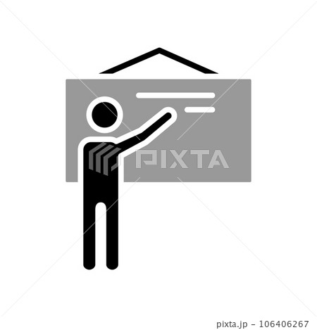 Illustration Vector graphic of Teacher icon template Illustration Vector graphic of Teacher icon template 106406267