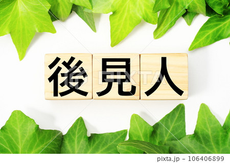 後見人 福祉・介護関連のキーワード素材 後見人 福祉・介護関連のキーワード素材 106406899