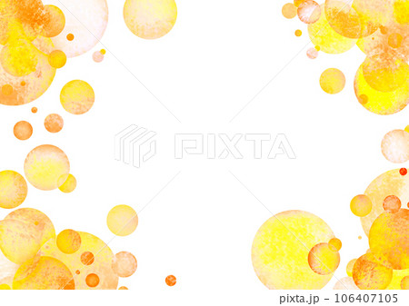 カラフルなシャボン玉の背景素材 暖色系 カラフルなシャボン玉の背景素材 暖色系 106407105