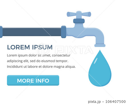 Tap with Water Drop 106407500