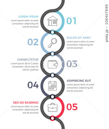 Road Infographics 106407699