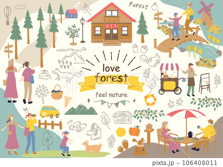 自然を楽しむ人達 自然を楽しむ人達 106408011