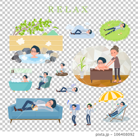 一組關於放鬆的程序員工程師男人 106408092