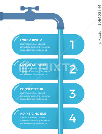 Water Infographics Water Infographics 106408244