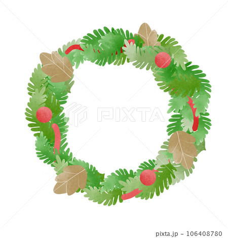 Christmas wreath 106408780
