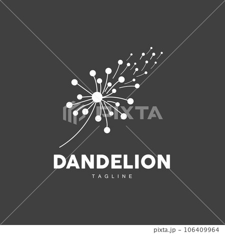 Dandelion Logo, Vector Plant Dandelion flower, Design Icon Template Dandelion Logo, Vector Plant Dandelion flower, Design Icon Template 106409964