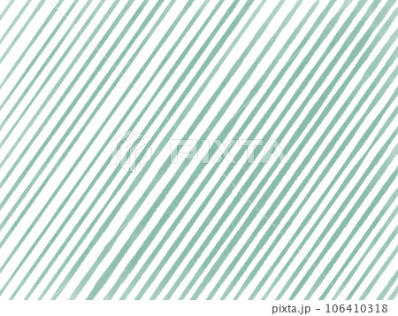 緑色の水彩の手描き線が並んだ背景 106410318