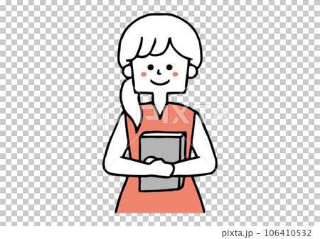 資料を持つ女性 資料を持つ女性 106410532