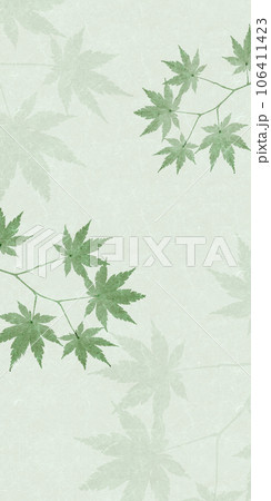 秋　紅葉　和風　背景　 106411423