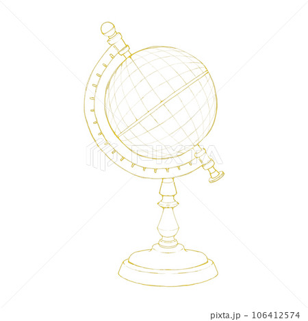 antique globe clip art