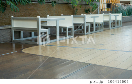 Restaurant Table, Empty Cafe Tables, Bar Terrace, Outdoor Restaurants, Outside Trattoria 106413605
