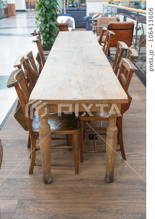 Restaurant Table, Empty Cafe Tables, Bar Terrace, Outdoor Restaurants, Outside Trattoria 106413606