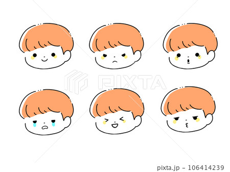 かわいい男の子表情セット 106414239