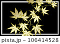 スタイリッシュな紅葉の背景素材 106414528