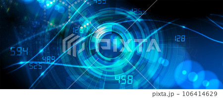 Technology abstract futuristic background for internet business. Big data concept. Technology abstract futuristic background for internet business. Big data concept. 106414629