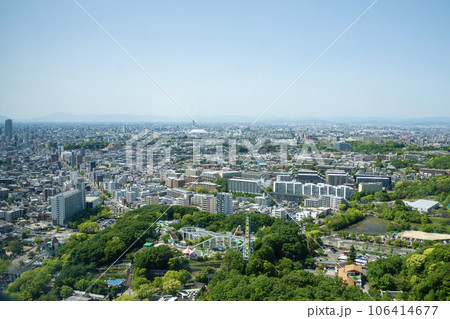 東山スカイタワーからの眺望（名古屋市　東山公園） 106414677