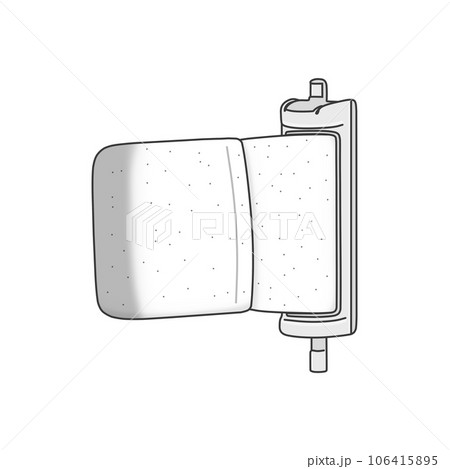 ゴミが溜まってカビが生えた洗濯槽の糸くずフィルター（ゴミ取りネット） 106415895