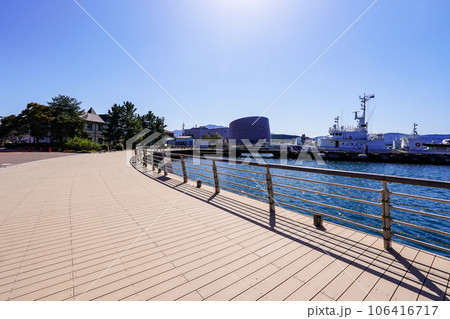 金ヶ崎緑地のボートウォーク(福井県敦賀市) 金ヶ崎緑地のボートウォーク(福井県敦賀市) 106416717