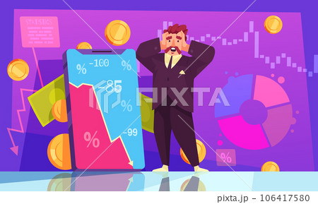 Stock Market Cartoon 106417580