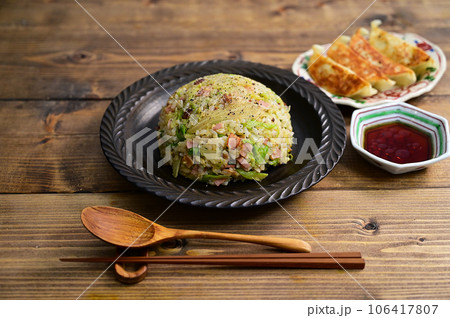 レタス焼きめしと餃子 106417807